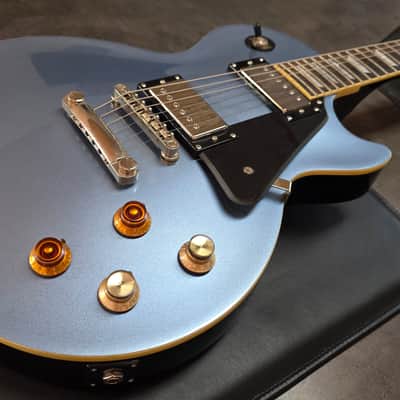 2014 Epiphone Joe Bonamassa Les Paul Standard Pelham Blue Limited Edition Signature Guitar Signed COA Gibson USA Burstbucker PAF pickups Lifton Case '59 1959 Neck Profile Long Tenon CASE QUEEN TIME CAPSULE image 3