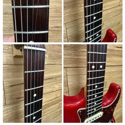 Fender Deluxe Players Stratocaster Guitar 2007-MIM- Crimson Red Transparent- w/MLA Mason Dixon Pickups + Tweed Hard Case image 9