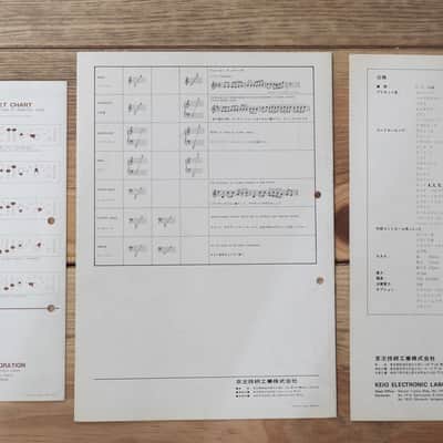 Lot: 6x A4 ARP adverts + 3x KORG Owner's manuals image 12