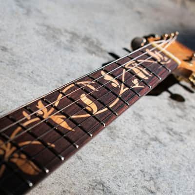 Paoletti Custom Leather hollowbody | 1 of 1 | boutique | rare image 4