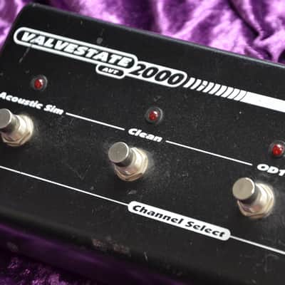 Marshall Valvestate 2000 Footswitch * 6 button AVT Stage Foot Controller * with original long cable * very rare / hard to find image 5