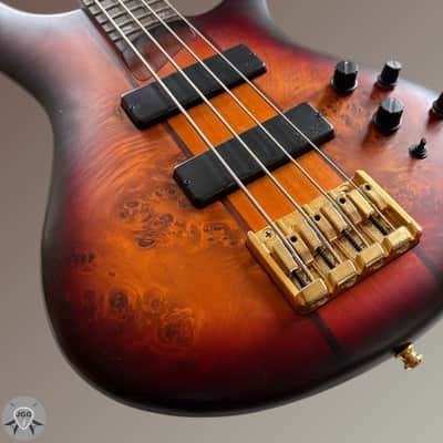 Ibanez SR800 Aged Whiskey Burst Flat 2016 - 4-String Bass - Very Good+ Condition image 5