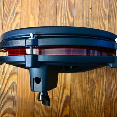 Alesis 10" Mesh Snare Drum Pad NEW White/Red Dual Zone Nitro Max Pad image 3