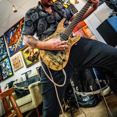 Leonardo Orsi Custom 7-String – 2018 Exhibition Model – Handcrafted, lightweight "Workhorse" with Premium Aesthetics image 12