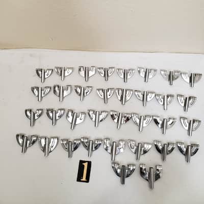 Generic Bass Drum Claws 85 In Total…1960s-1980s  - Chrome image 1