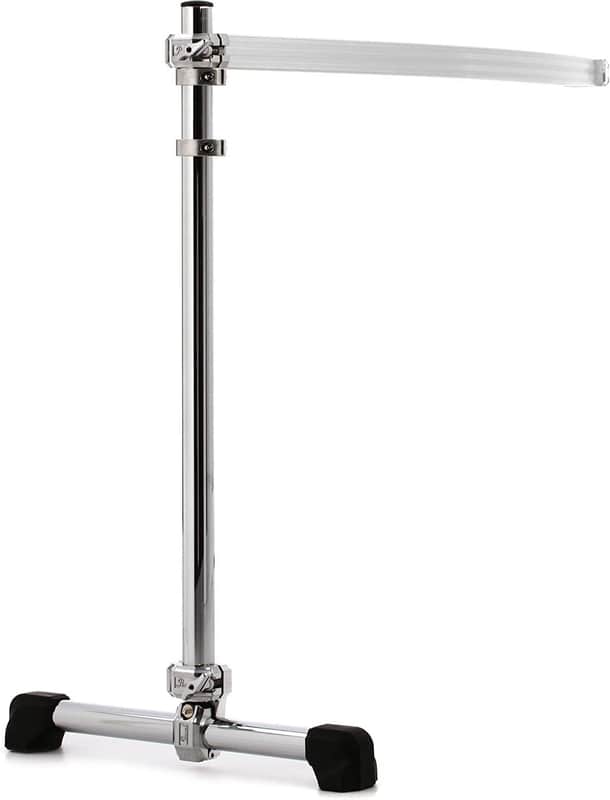 Pearl Icon Curved Rack Expansion Bar with Leg - Chrome (DR511CE) image 1
