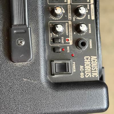 Roland AC-60 Acoustic Chorus 2-Channel 60-Watt 2x6.5" Acoustic Guitar Combo 2003 - Present - Black image 3