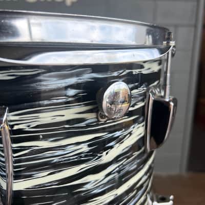 Vintage RARE Ringo 60's Ludwig Classic Maple 14x14" Floor Tom in Black Oyster image 8