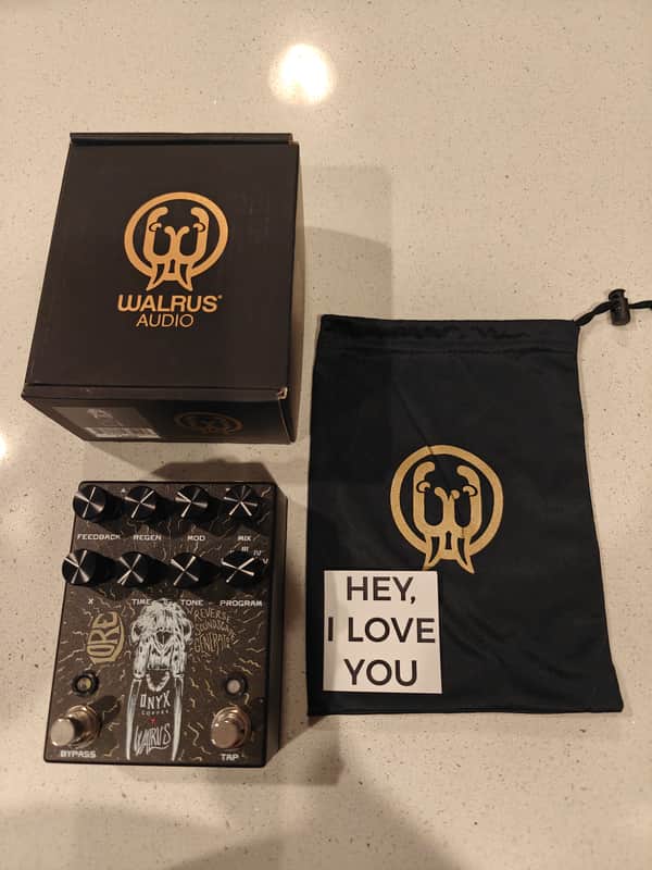 Walrus Audio Lore Reverse Soundscape Generator Limited Edition - Onyx Series 2023 - Onyx image 1
