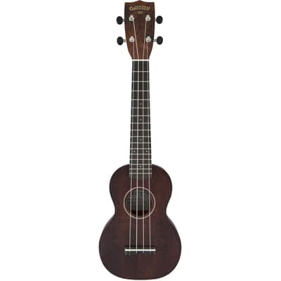 Gretsch G9100-L Soprano Long-Neck Ukulele with Gig Bag, Vintage Mahogany Stain image 10
