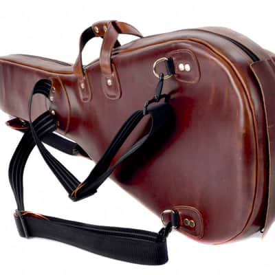 Guitar Gig Bag - Gibson Les Paul - Leather - Glenn Cronkhite image 2