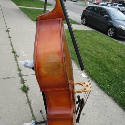 Kay Kraftsman 3/4 Upright Bass 1945 B-385 Chubby Jackson model aka Switch Master Pickup SE Michigan image 10