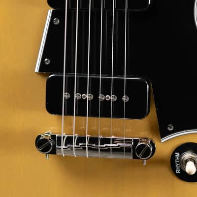 Epiphone Les Paul Special Double Cut Electric Guitar - TV Yellow with Gig Bag image 10
