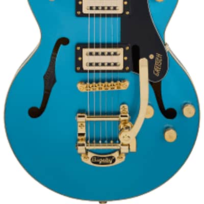 Mint Gretsch G2655TG Limited Edition Streamliner CB Jr Electric Guitar, Riviera Blue image 1
