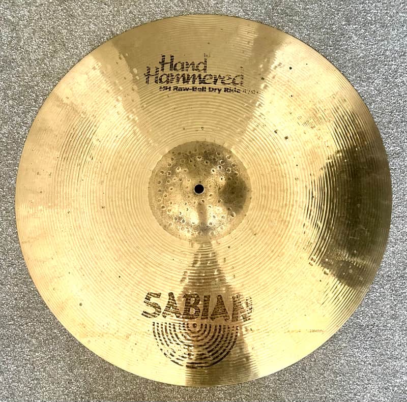 Sabian 21” HH RAW BELL RIDE 2000’s - Brilliant image 1