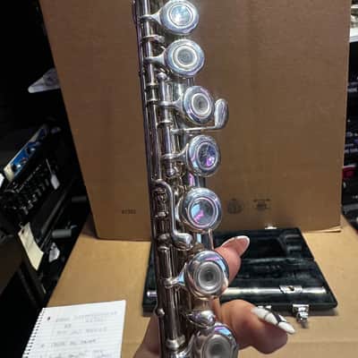 Yamaha YFL-361 Open Hole Flute – Made in Japan – Serial #807533 – Silver Headjoint – Inline G – Original Case image 17