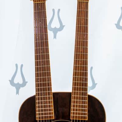 Daion THE '80W Doubleneck (6/12 String) Acoustic Early 1980s - Serial 103471 image 3