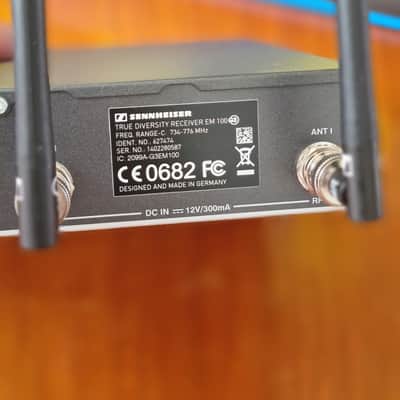 Sennheiser Sennheiser ew 100 G3 Wireless Set EM 100 G3 + SK 100 G3 True-Diversity schwarz image 6