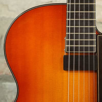 BOURGEOIS LC4 Limited Edition Acoustic Archtop - 2002 - n.3 di 12 pezzi al mondo - Violin Burst image 8