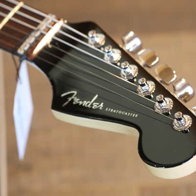 2005 Fender American Deluxe HSS w/ Rosewood FB Stratocaster Electric Guitar Red w/ Black HS + OHSC image 11