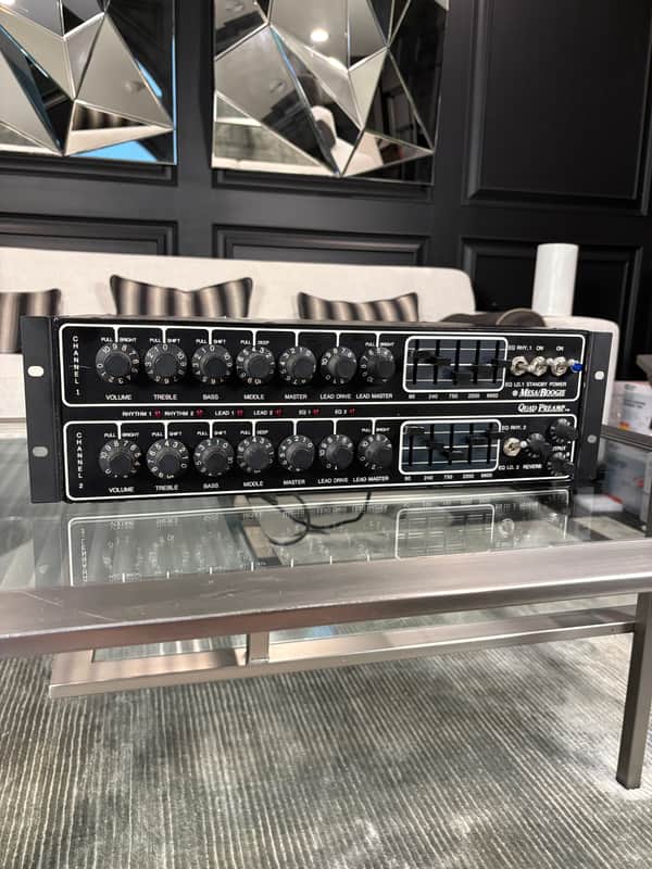 Mesa Boogie Quad Preamp with FU-2A Footswitch; IIC+ and III; Midi Capable image 1