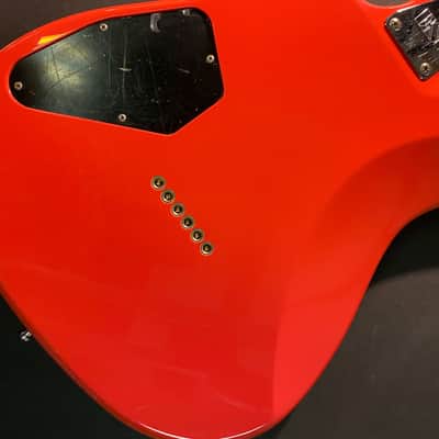 ESP Custom Shop Throbber made in Japan, semi acoustic Telecaster type guitar light Fiesta Red image 13