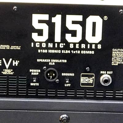2024 EVH 5150 Iconic Series EL34 40W 1x12 Tube Guitar Combo Amp! Footswitch! VERY NICE!!! image 5