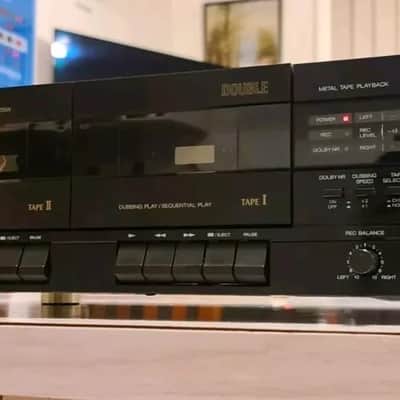 VINTAGE AKAI DOUBLE CASSETTE DECK/DUB HIGH SPEED RECORDING image 4