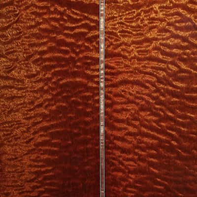 Santa Cruz  Custom OM Hand Made Guitar Quilted Sapele / Moon Spruce image 19