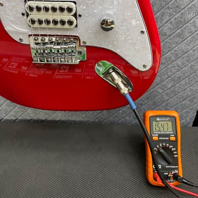 Harley Benton ST-62CC "Stink-182" SkunkWerx MOD Shop Inc. Our In-USA Fret Dress USA Stock Fast Ship ST-182 Plus Tom Delonge Tribute UFO DragonfireDakota Red image 15