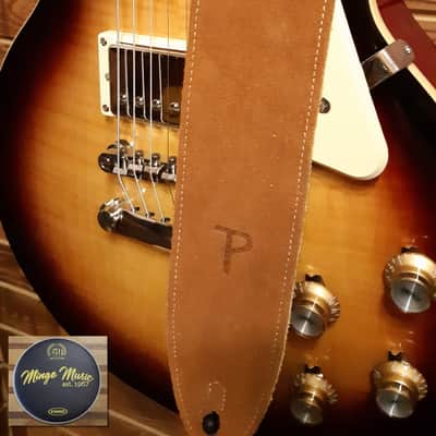 Perri’s Leathers suede 2.5" guitar strap natural P25S-200 image 2