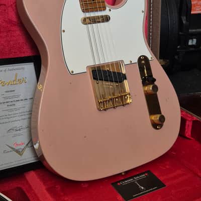Fender Custom Shop '63 Tele Roasted 3A Flame MN Relic 2025 - Dirty Shell Pink ☆VIDEO☆ image 10