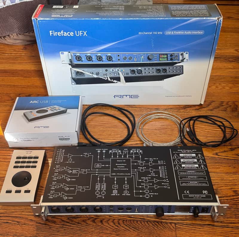 RME Fireface UFX w/ARC-usb remote & boxes USED - $1200 OBO image 1