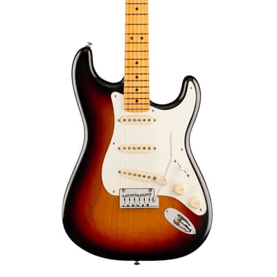Fender American Ultra Luxe Vintage '50s Stratocaster Maple 3-Color Sunburst w/case image 1