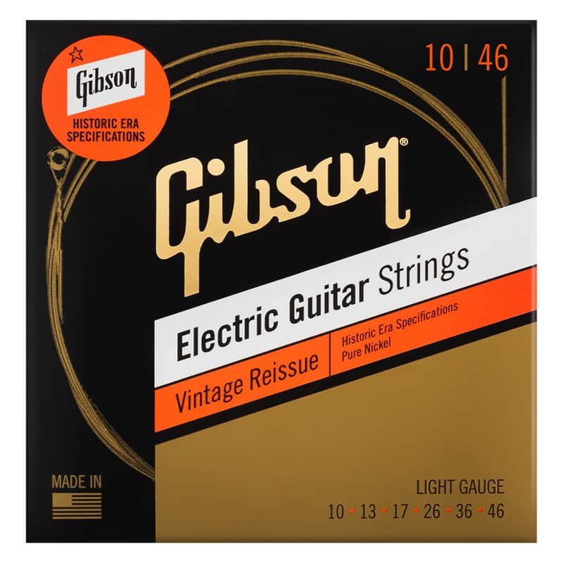 Gibson Vintage Reissue Electric Guitar Strings - Light .010-.046 image 1