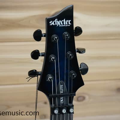 Immagine Schecter Omen Elite-6 FR See Thru Blue Burst Solid Body Electric Guitar B-Stock - 10