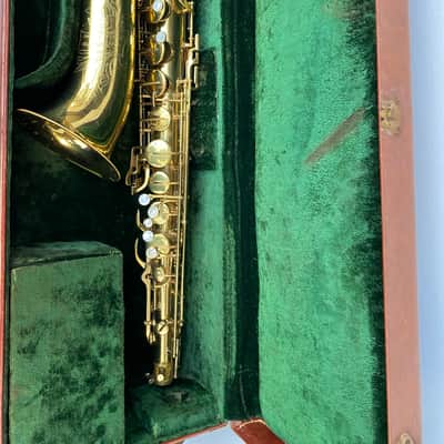 Vintage Silvertone Tenor Saxophone with Mouthpiece, Hard Case – Ready to Play 🎷 image 21