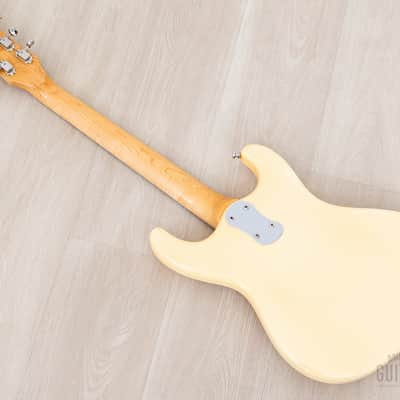 1990s Mosrite Ventures Model 3/4 Size Custom, White w/ Vibramute, Japan Kurokumo image 13