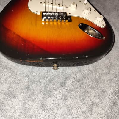 Guitare Electrique Vintage Cimar 1940 DM 388 1970s - Sunburst image 15