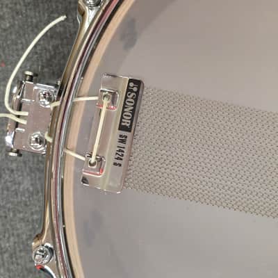Sonor Steve Smith 40th Anniversary Signature 14x5.75" Beech Snare Drum 2017 Gloss Mountain Burl  with Hardcase- SSD 14x5.75 STS-40 image 8