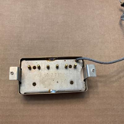 Gibson Vintage 1974 Les Paul Custom Gold Patent Number T Top Pickup 1975 1976 1977 ES SG 1970's image 4