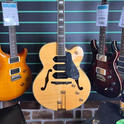 Epiphone Zephyr Blues Deluxe Natural 2004 Hollow Body Electric Guitar image 2