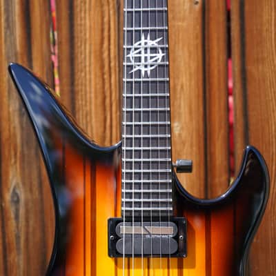 Schecter CUSTOM SHOP Synyster Gates FR-S USA Signature 6-String Electric - Vintage Sunburst with Pinstripes w/hard case image 10