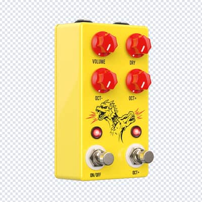 JHS Double Dragon Lo-Fi Octave Pedal - All analog  2026 - Yellow- New! image 3