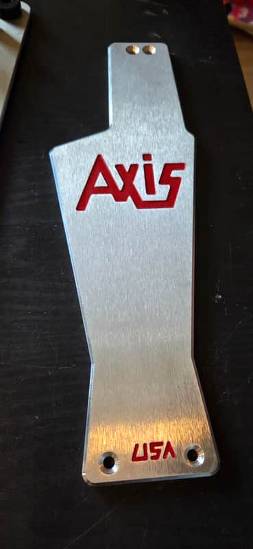Axis Pedal & Drum Co. A - Longboard Brand New Footboard 2025 - Silver image 1