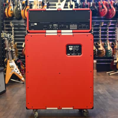 Engl E635-E412XXLB-40th Fireball 100 40th Anniversary 2-Channel 100-Watt Guitar Amp Halfstack from 2023 in Red image 6