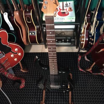 *RESTORED* Vintage MIJ Aria Pro II RS Stray Cat HH with coil split 1980s - Black image 3