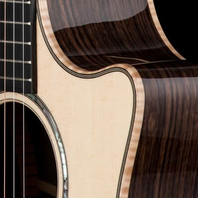 Mint Taylor Empire Select 714ce Rosewood AA/Lutz Spruce, Maple Binding #03048 image 8