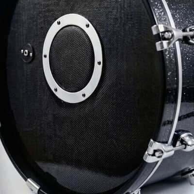 Dolby E Drum Black Sparkle Shell Pack Kick Snare Tom for Roland Alesis Lemon image 6