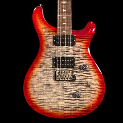 PRS SE Custom 24 Electric Guitar - Charcoal Cherry Burst image 2